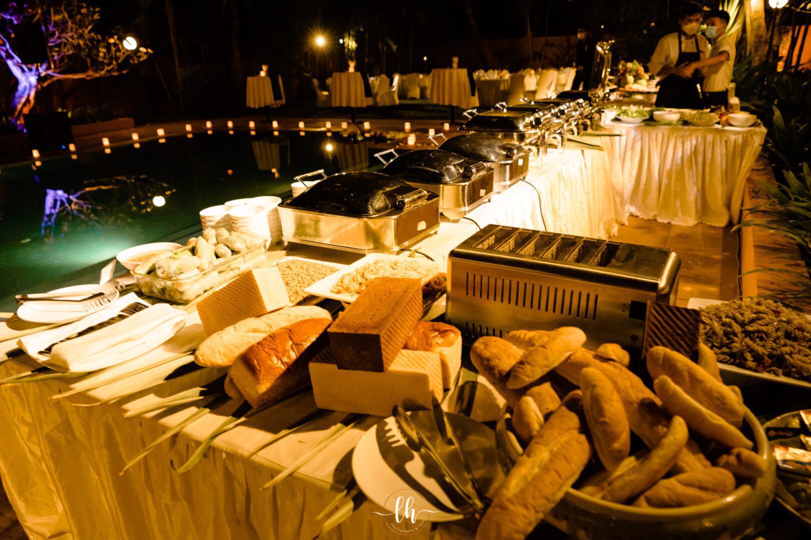 Buffet setup